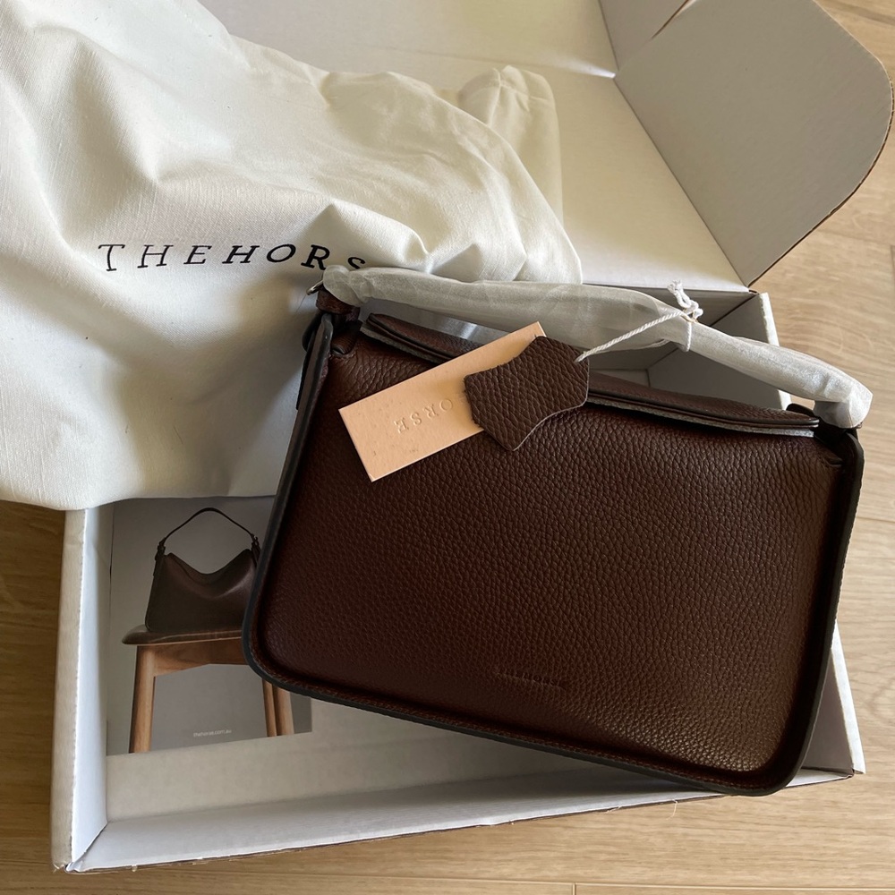 Brand New The Horse Clementine Coffee Pebbled Leather
